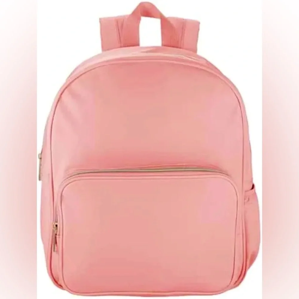 NWT MAKE MARKET SCHOOL DAILY Nylon Pink Kids Backpack 🎒NEW/Pockets Adj Straps